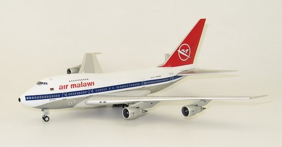 Boeing 747SP Air Malawi with stand
